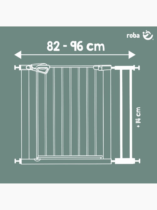 Extension minimaliste 14 cm pour barrière de sécurité easySafe+ Roba - Kiabi