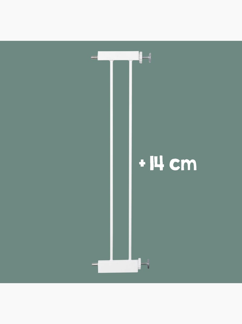 Extension minimaliste 14 cm pour barrière de sécurité easySafe+ Roba Blanc - Kiabi
