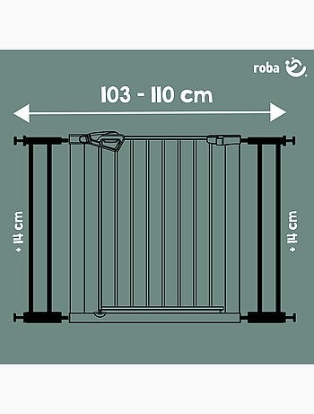 Extension minimaliste 14 cm pour barrière de sécurité easySafe+ Roba