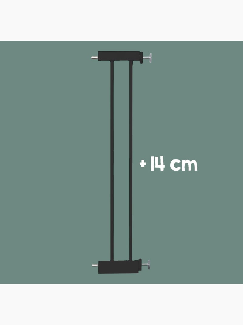 Extension minimaliste 14 cm pour barrière de sécurité easySafe+ Roba Noir - Kiabi
