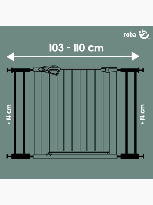 Extension minimaliste 14 cm pour barrière de sécurité easySafe+ Roba - Kiabi