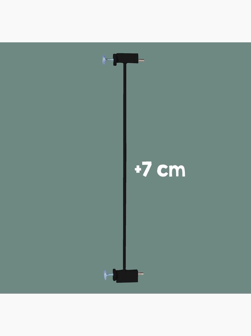 Extension minimaliste 7 cm pour barrière de sécurité easySafe+ Roba Noir - Kiabi