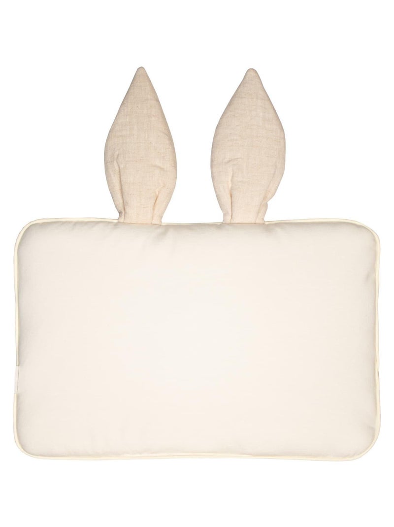 Extra flaches kissen kaninchen aus leinen Beige - Kiabi