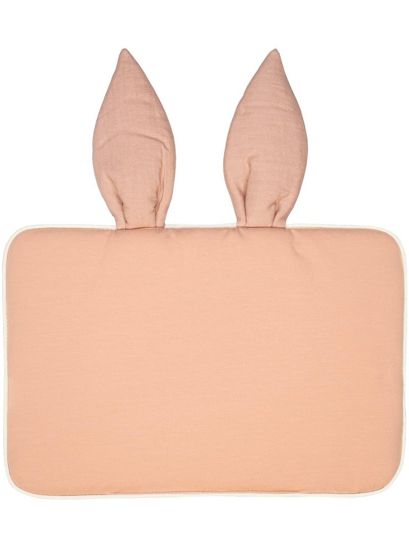 Extra flaches kissen kaninchen aus leinen Lichtoranje - Kiabi