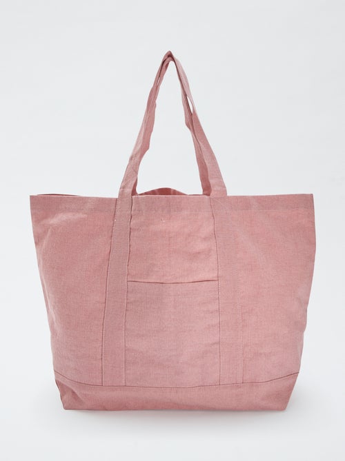 Extra grote katoenen strandshopper - Kiabi