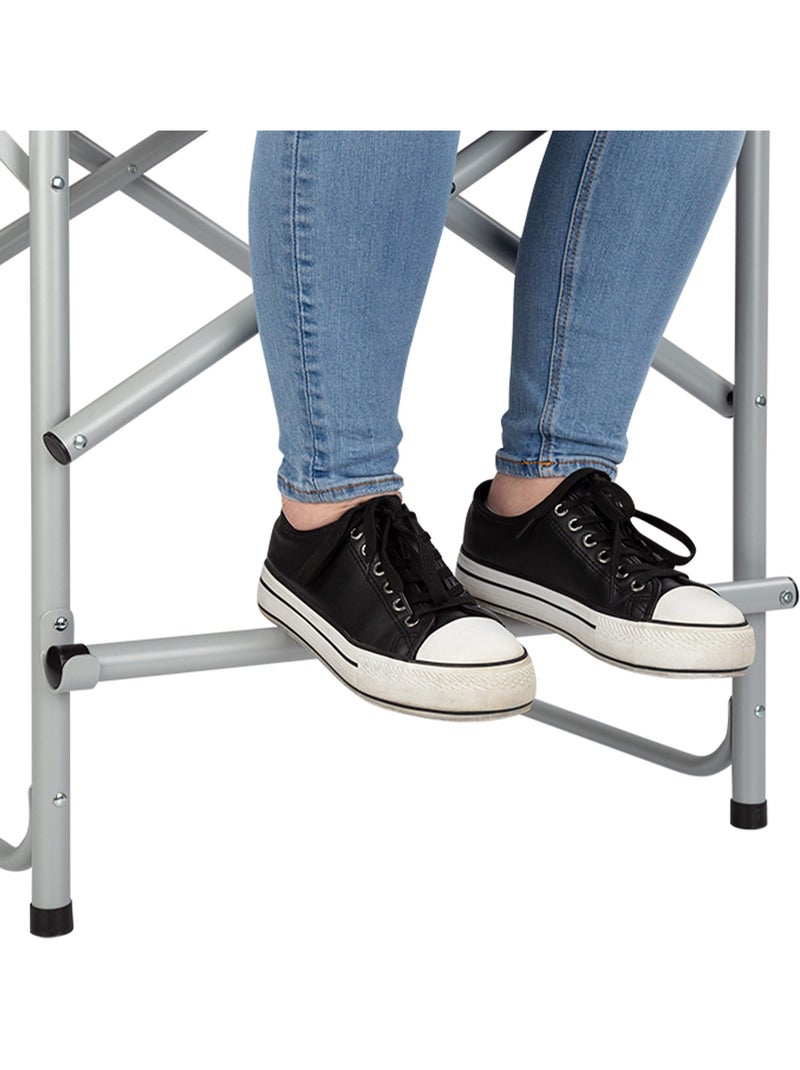 Extra hoge opklapbare regisseursstoel aktive Blauw - Kiabi