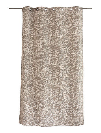 Eyelet gordijn in chambray gerecycled katoen
