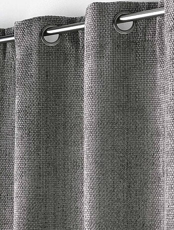 Eyelet gordijn van chenille fluweel