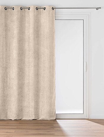 Eyelet gordijn van chenille fluweel