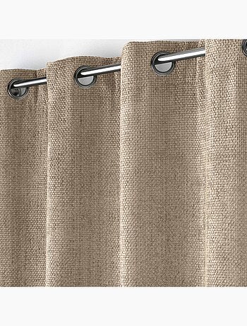 Eyelet gordijn van chenille fluweel