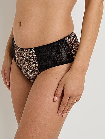 Fabiana slip menstruatie zwaar multikleur zwart