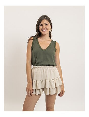 Fabrine kanten tanktop