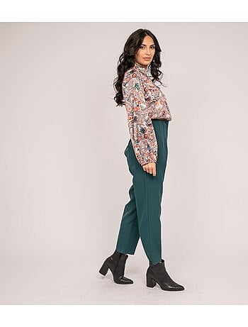 FABUS blouse met print en zwierige pasvorm