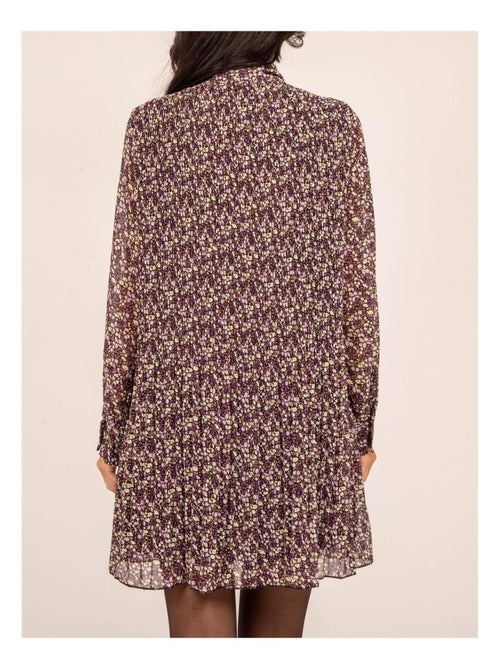 Fantastische geplooide jurk met bloemenprint - Kiabi