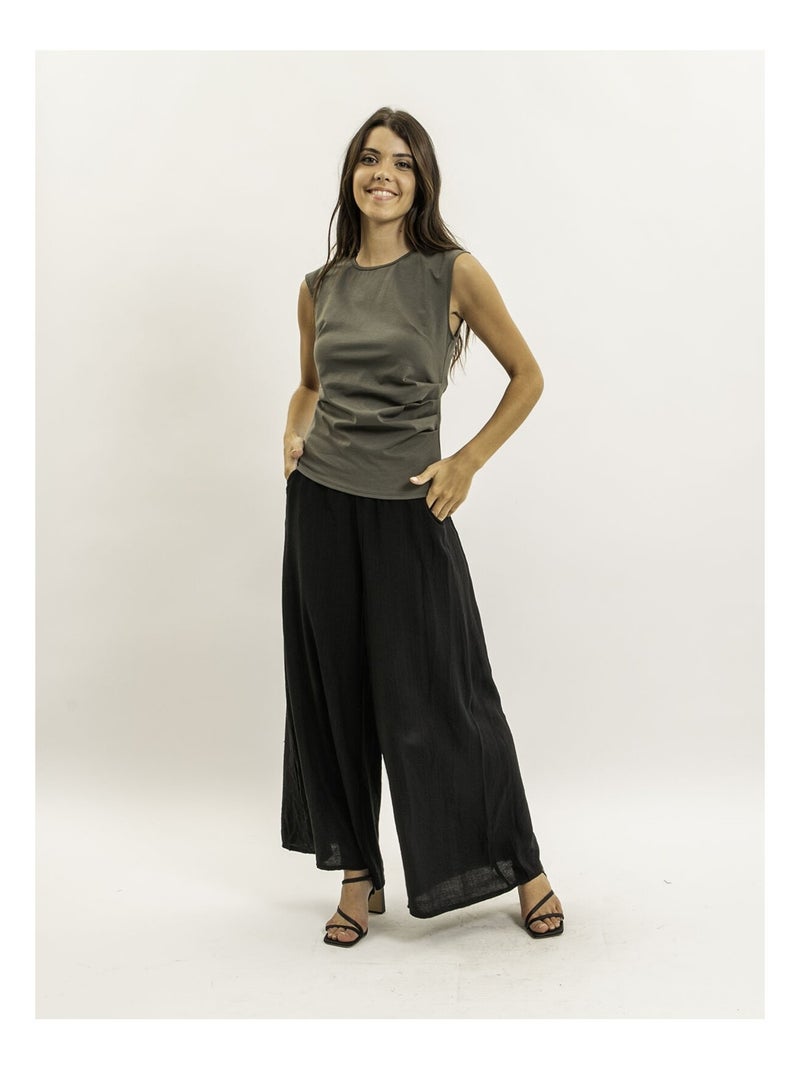 FARINIE mouwloze top Kaki - Kiabi