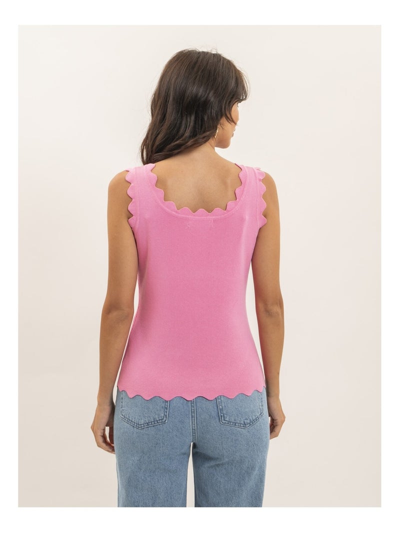 FATEL Mouwloze Top Roze - Kiabi