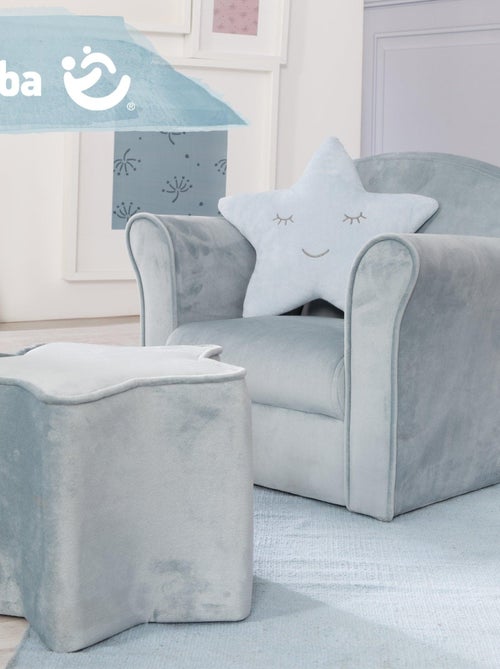 Fauteuil club enfant en velours doux - ROBA 'lil sofa' - Kiabi Fauteuil club enfant en velours doux - ROBA 'lil sofa' - Kiabi