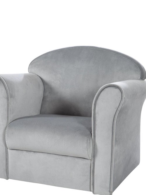 Fauteuil club enfant en velours doux - ROBA 'lil sofa' - Kiabi