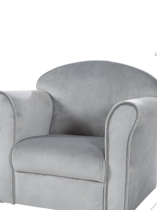 Fauteuil club enfant en velours doux - ROBA 'lil sofa' - Kiabi