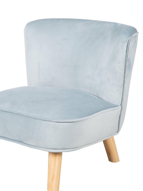 Fauteuil enfant en velours avec pieds en bois massif - ROBA 'lil sofa' - Kiabi