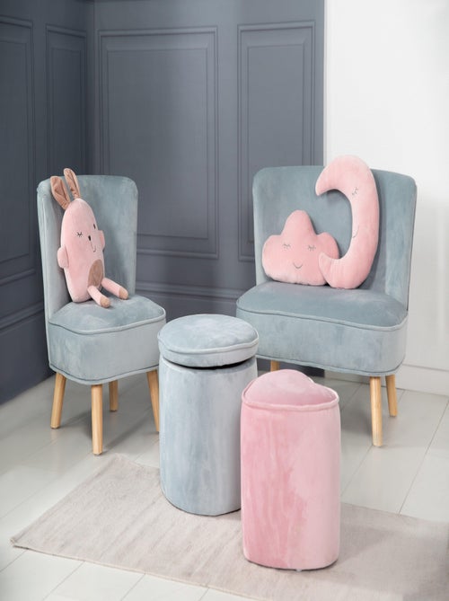 Fauteuil enfant en velours avec pieds en bois massif - ROBA 'lil sofa' - Kiabi