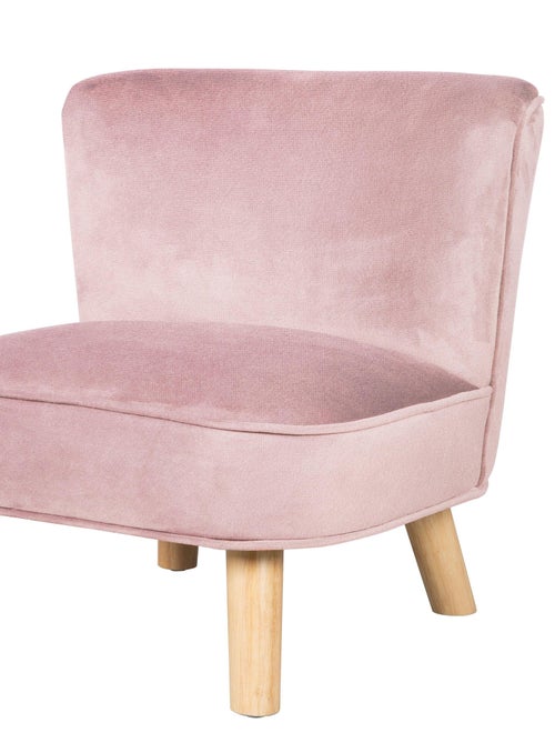 Fauteuil enfant en velours avec pieds en bois massif - ROBA 'lil sofa' - Kiabi