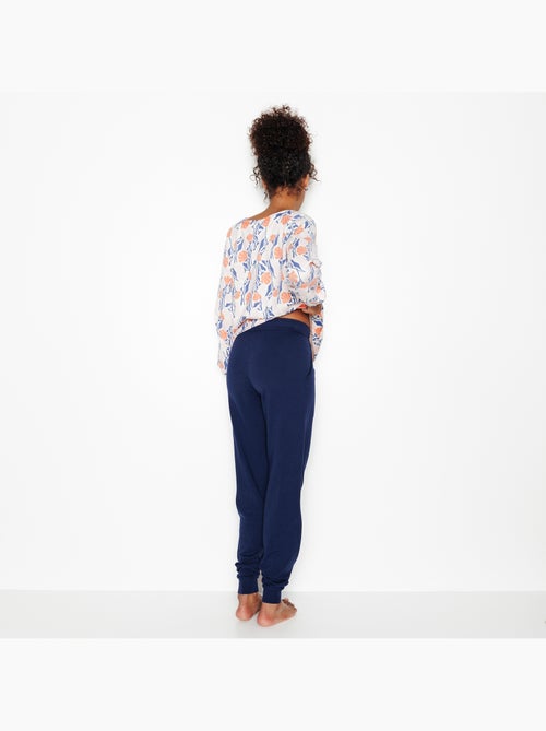 Feerie broek gebreid koningsblauw - Kiabi