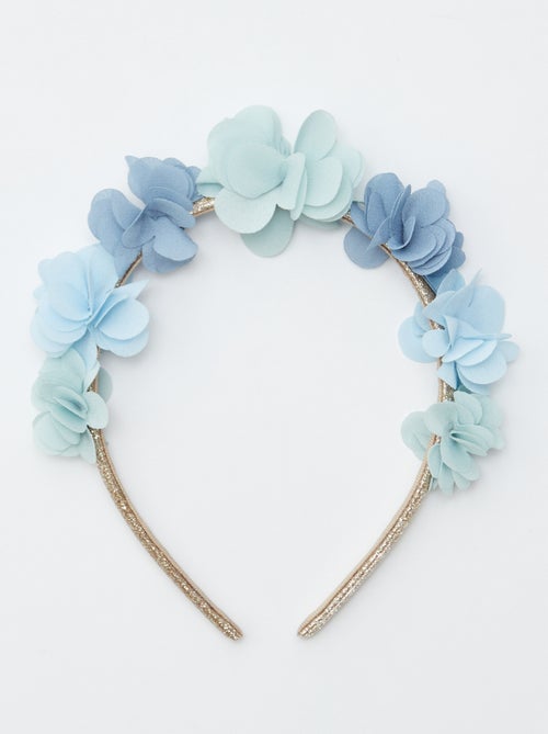 Feestelijke diadeem met bloemen - Kiabi