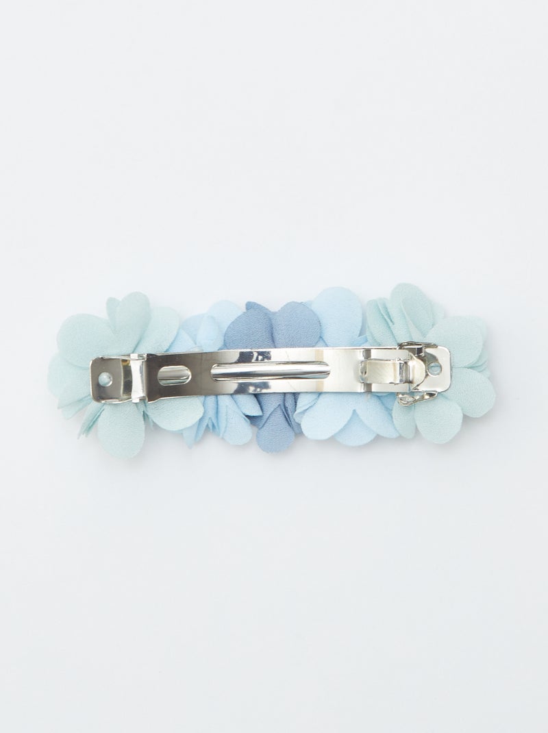 Feestelijke haarspeld met bloemen BLAUW - Kiabi