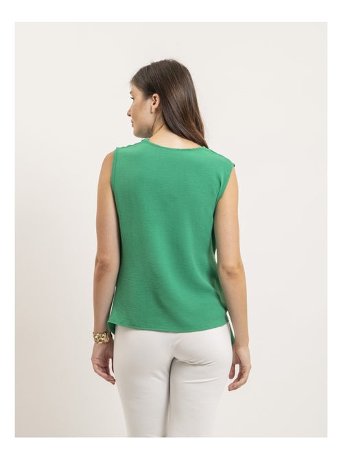 FELIZE mouwloze top met strik - Kiabi