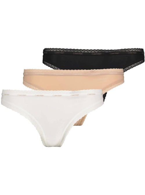 Femme Calvin Klein Jeans Thong - Kiabi Femme Calvin Klein Jeans Thong - Kiabi