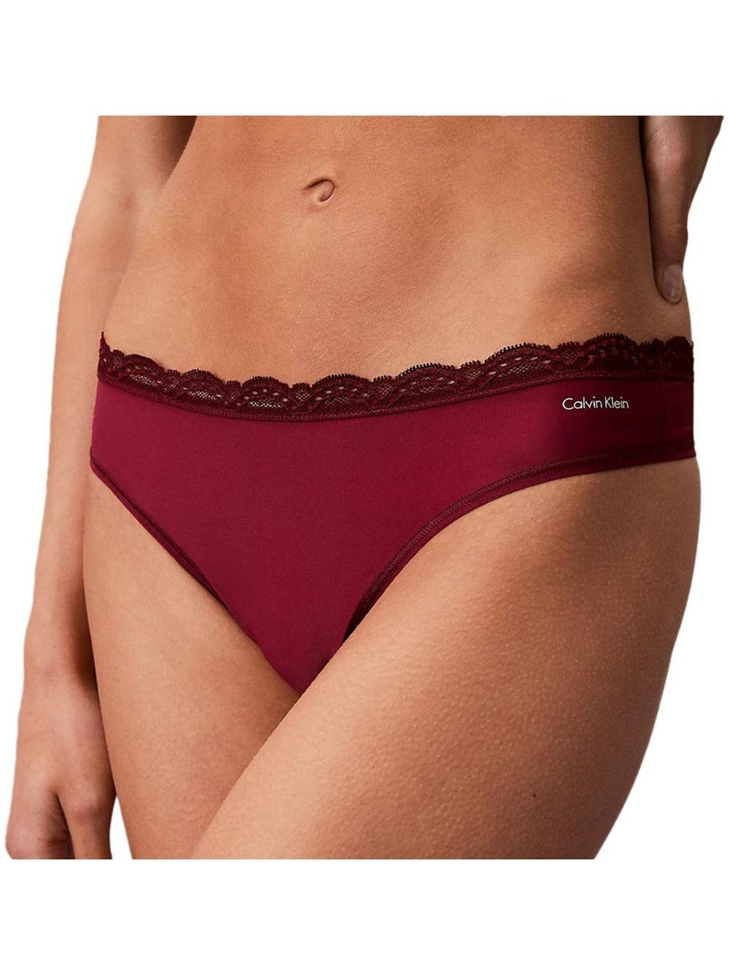 Femme Calvin Klein Jeans Thong Bordeaux - Kiabi