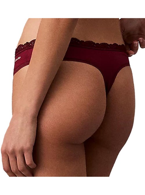 Femme Calvin Klein Jeans Thong - Kiabi Femme Calvin Klein Jeans Thong - Kiabi