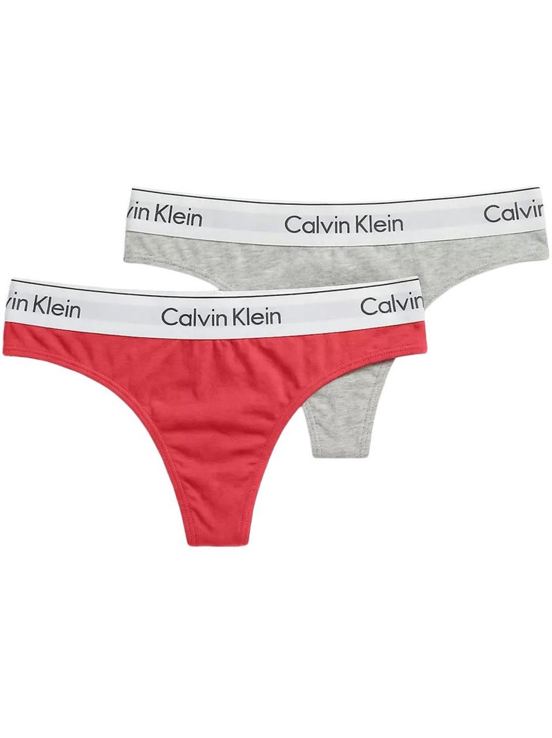 Femme calvin klein jeans thong Rose - Kiabi