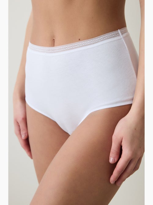 Femme easy trim taille haute en coton penti - Kiabi
