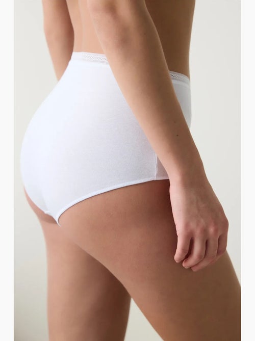 Femme easy trim taille haute en coton penti - Kiabi