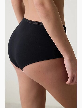 Femme easy trim taille haute en coton penti