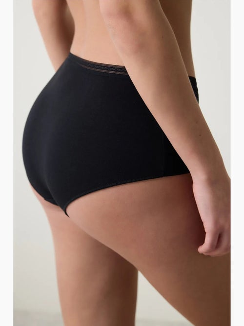 Femme easy trim taille haute en coton penti - Kiabi Femme easy trim taille haute en coton penti - Kiabi
