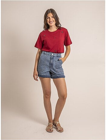 Ferdi t-shirt met strasssteentjes
