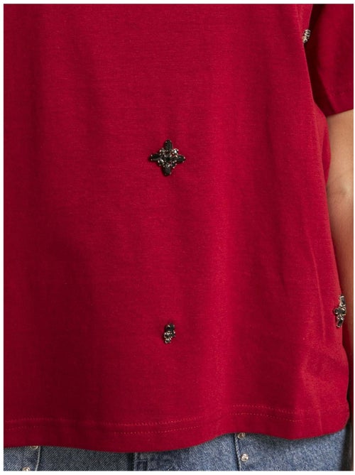 Ferdi t-shirt met strasssteentjes - Kiabi