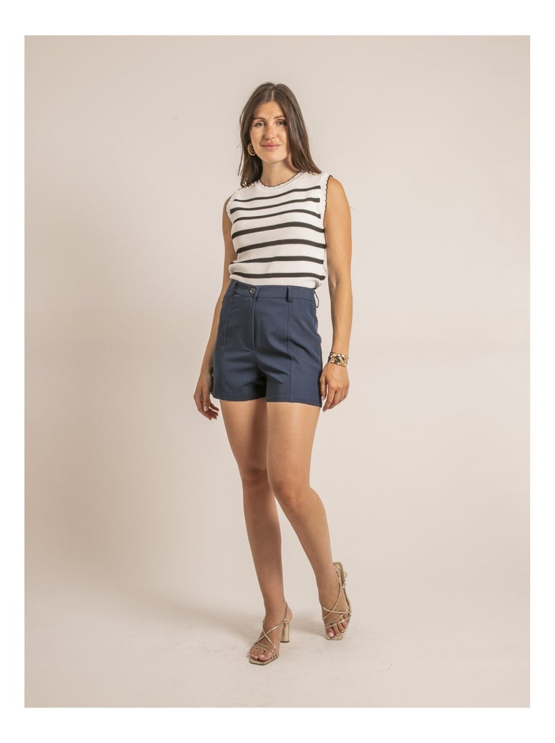 FERKINE gestreept tanktopje Wit - Kiabi
