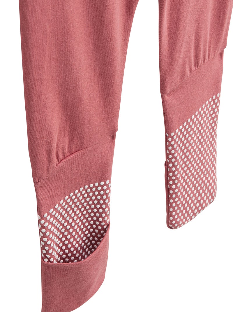 Fiesta 2-delige kinderpyjama met oprolbare voetjes Terracotta - Kiabi