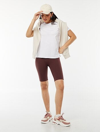 Fietsbroekje van ribstof