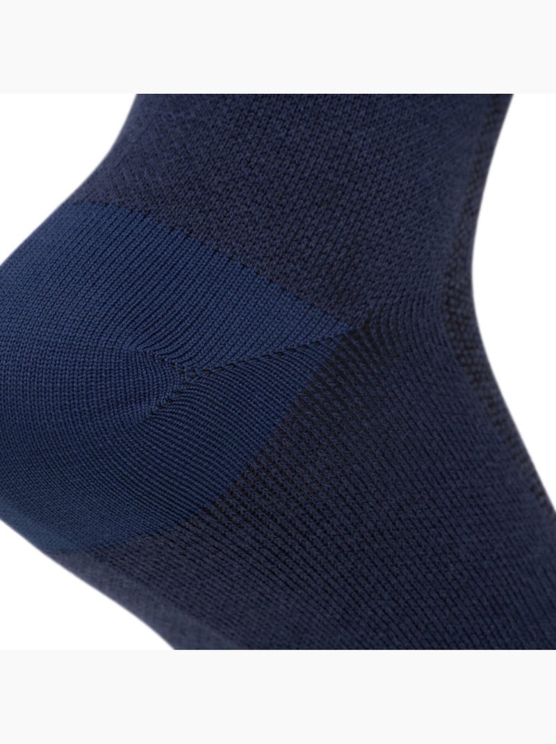 Fietssokken met merinowol Blauw - Kiabi