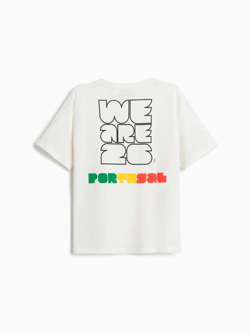 'fifa' t-shirt, mo fashion Ecru - Kiabi