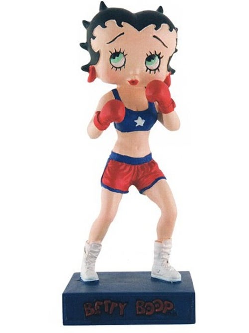 Figurine 'Betty Boop' Boxeuse en résine peinte à la main – 15 cm – Collection N°36 - Kiabi Figurine 'Betty Boop' Boxeuse en résine peinte à la main – 15 cm – Collection N°36 - Kiabi