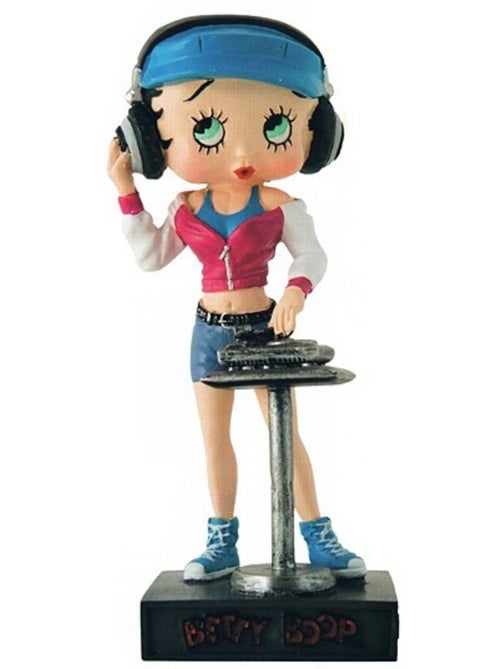 Figurine 'Betty Boop' DJ en résine peinte à la main – 15 cm - Kiabi Figurine 'Betty Boop' DJ en résine peinte à la main – 15 cm - Kiabi