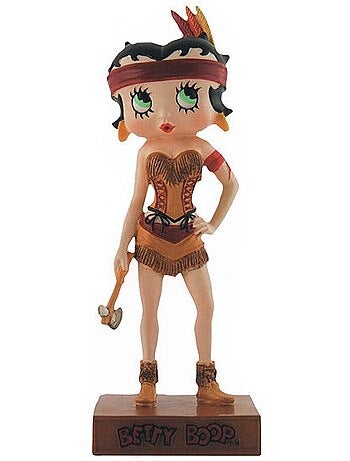 Figurine Betty Boop 'Indian Collection' – Résine peinte à la main – 15 cm