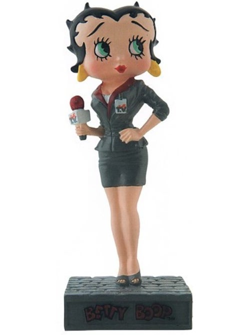 Figurine Betty Boop Journaliste - Collection N°40 - Résine 15 cm - Kiabi Figurine Betty Boop Journaliste - Collection N°40 - Résine 15 cm - Kiabi