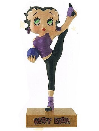 Figurine décorative en résine Betty Boop gymnaste Collection N°43 15 cm Betty Boop